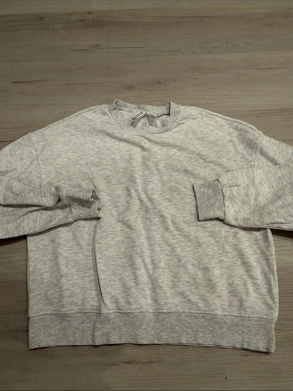 Divided Light Gray Crewneck Sweater